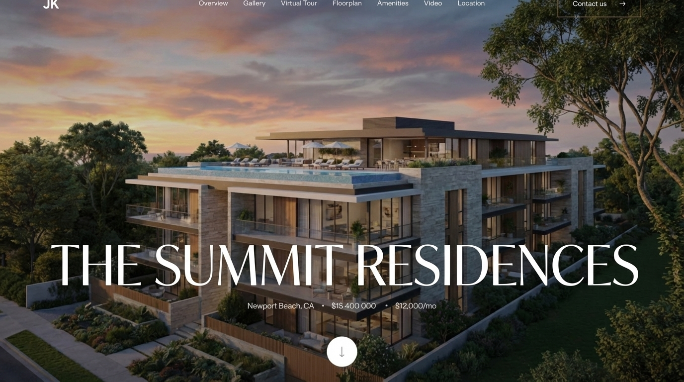 Real Estate Property Website Builder