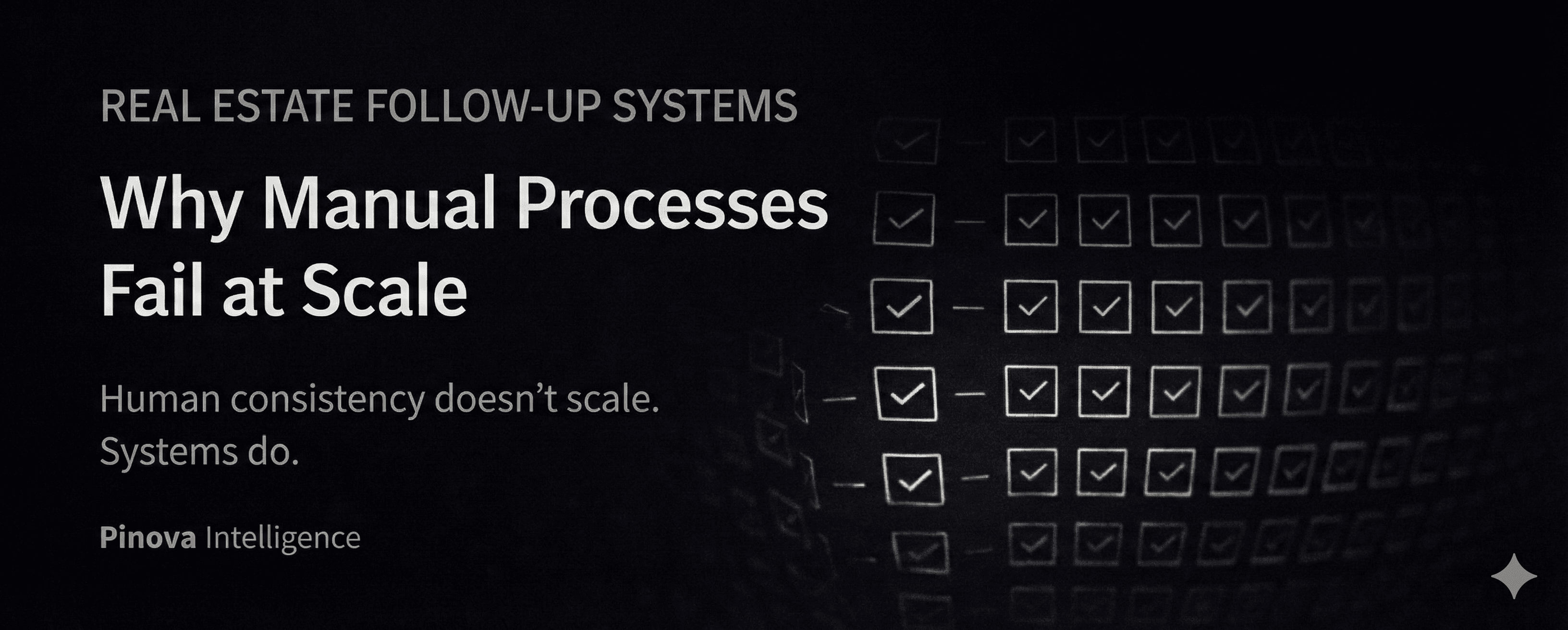 Pinova - Real Estate Follow-Up Systems: Why Manual Processes Fail at Scale