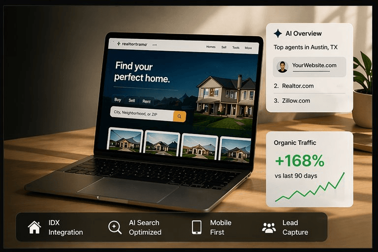 Pinova - Best real estate website builders with IDX in 2026 (free and paid)