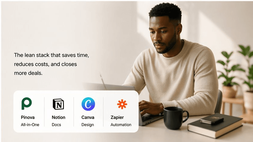Pinova - The Real Estate Tech Stack Every Solo Agent Actually Needs in 2026