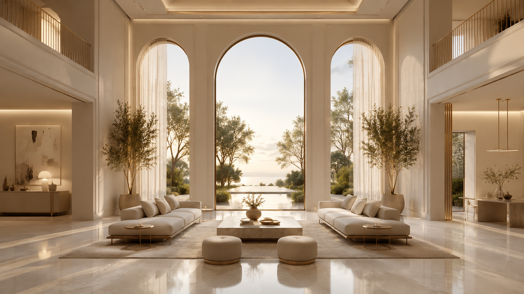 Pinova real estate website builder: Luxury modern home view