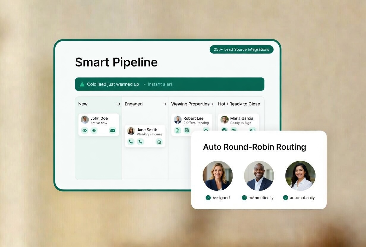 Pinova smart pipeline: Professional reviewing client information at desk